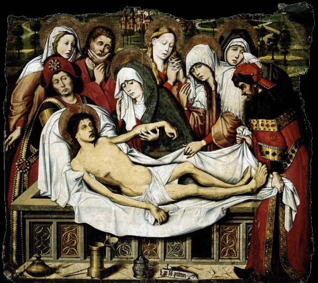Pedro Sanchez Entombment of Christ Spain oil painting art